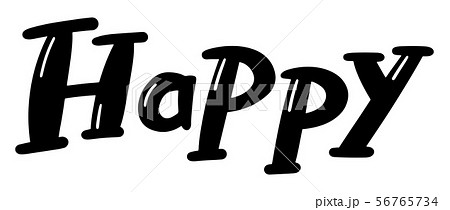 Happy 手書き文字 56765734