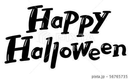 Happy Halloween　手書き文字 56765735