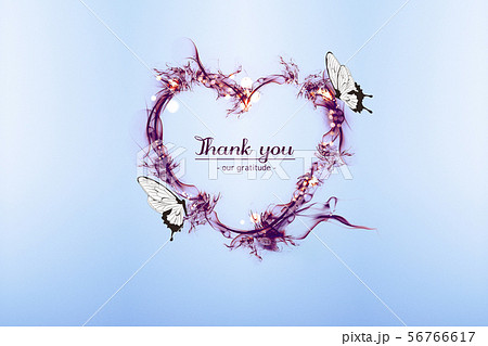 感謝の気持ちのフレームグラフィックス 56766617