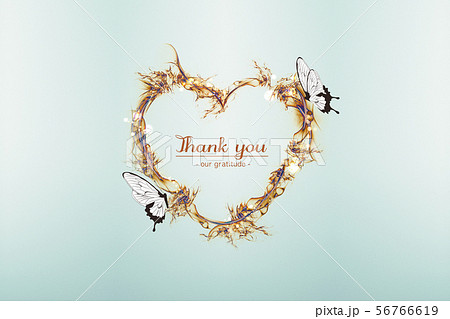 感謝の気持ちのフレームグラフィックス 56766619