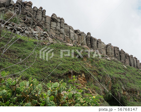 台湾澎湖・虎井嶼 柱状玄武岩 / Columnar Basalt, Hujing, Taiwan 56768147