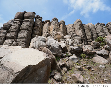台湾澎湖・虎井嶼 柱状玄武岩 / Columnar Basalt, Hujing, Taiwan 台湾澎湖・虎井嶼 柱状玄武岩 / Columnar Basalt, Hujing, Taiwan 56768155