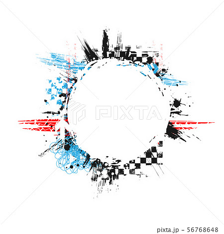 Grunge color tire banner circle Grunge color tire banner circle 56768648