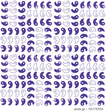 勾玉 模様 背景素材 ベクター画像  56770504