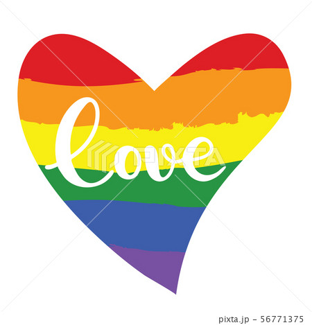 Lgbt love heart for wedding valentine anniversary  56771375