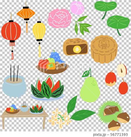 中秋節插圖 中秋節插圖 56771393