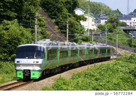 783系・4両編成 特急みどりの写真素材 [56772284] - PIXTA