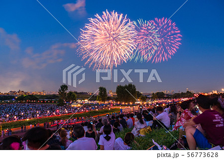 《東京都》いたばし花火大会・夏イメージ 56773628