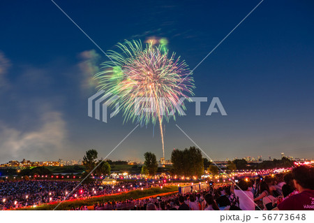 《東京都》いたばし花火大会・夏イメージ 《東京都》いたばし花火大会・夏イメージ 56773648