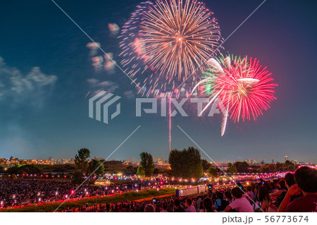《東京都》いたばし花火大会・夏イメージ 56773674