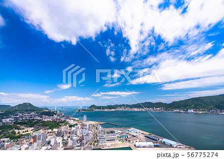 《山口県》関門海峡・夏の空 56775274