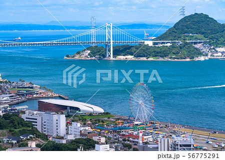 《山口県》関門海峡・夏の空 《山口県》関門海峡・夏の空 56775291