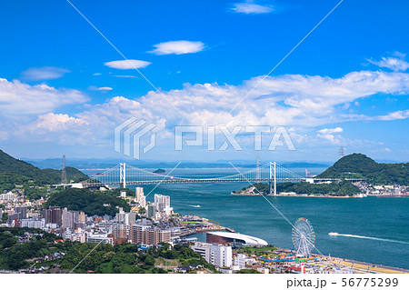《山口県》関門海峡・夏の空 《山口県》関門海峡・夏の空 56775299