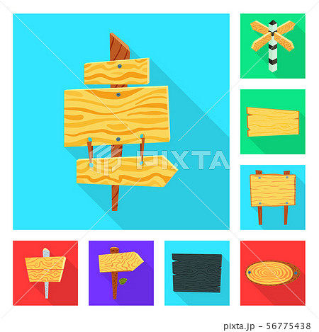 Vector illustration of raw and wooden symbol. Collection of raw and forest stock vector illustration 56775438