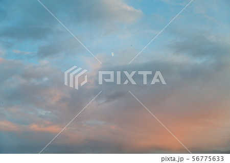 Evening colorful cloudy sky in the summer sunset Evening colorful cloudy sky in the summer sunset 56775633