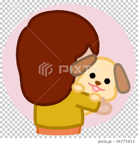 愛される犬 カットイラスト 愛される犬 カットイラスト 56775813