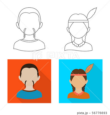 Isolated object of imitator and resident sign. Set of imitator and culture stock vector illustration 56776693
