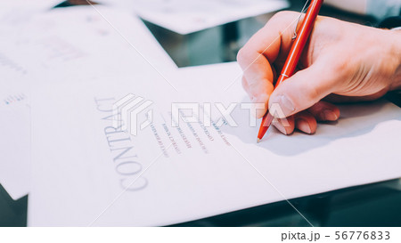successful negotiation business man contract successful negotiation business man contract 56776833