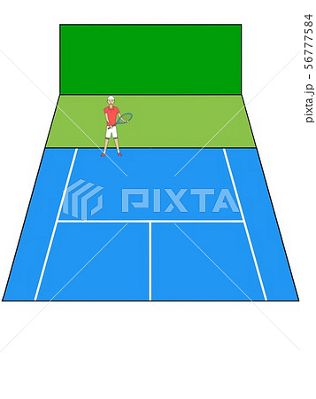 テニス シングルス 56777584