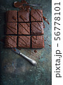 Brownie cake dessert.  56778101