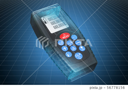 Visualization 3d cad model of laser rangefinder 56778156