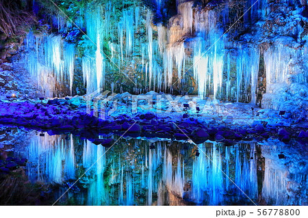 【埼玉県】三十槌氷柱のイルミネーション 56778800