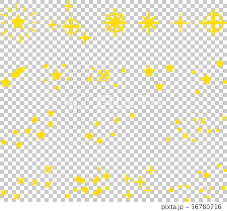 逗人喜愛的星和輕的例證集合 56780716