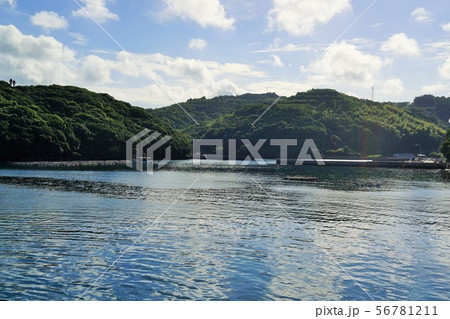 天草行きフェリー港 蔵之元港 長島町 鹿児島県 周辺風景 天草行きフェリー港 蔵之元港 長島町 鹿児島県 周辺風景 56781211