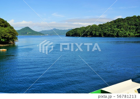天草行きフェリー港 蔵之元港 長島町 鹿児島県 周辺風景 天草行きフェリー港 蔵之元港 長島町 鹿児島県 周辺風景 56781213