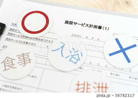 ケアプラン　施設サービス計画書 56782317