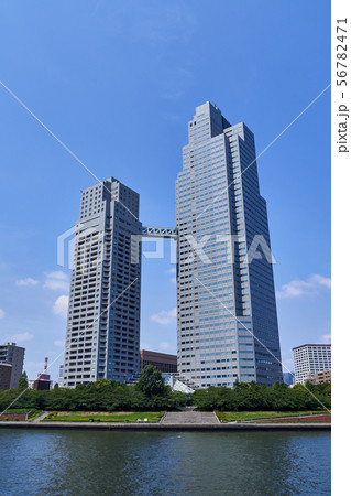 聖路加ガーデンと隅田川の風景 56782471