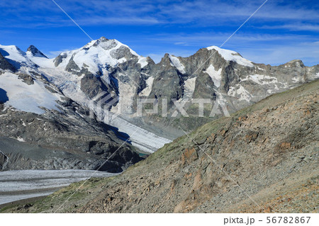 ピッツ・ベルニナ　モルテラッチ氷河　ディアヴォレッツァ展望より 56782867