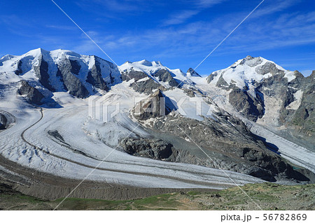 ピッツ・ベルニナ　モルテラッチ氷河　ディアヴォレッツァ展望より 56782869