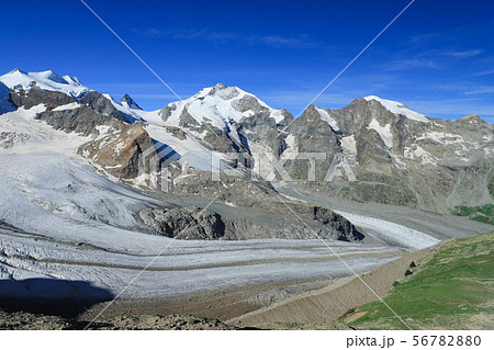ピッツ・ベルニナ　モルテラッチ氷河　ディアヴォレッツァ展望より 56782880