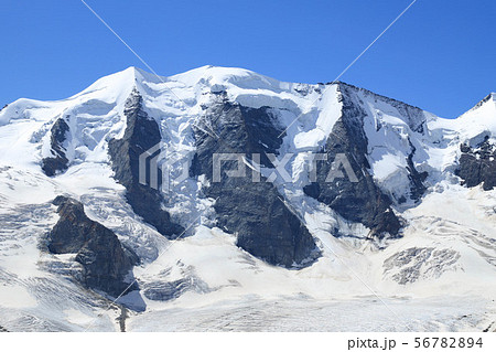ピッツ・ベルニナ モルテラッチ氷河 ディアヴォレッツァ展望より ピッツ・ベルニナ モルテラッチ氷河 ディアヴォレッツァ展望より 56782894