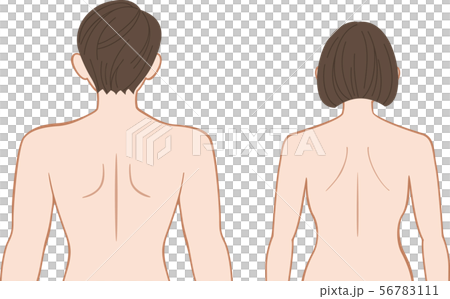 Upper body behind men and women set 56783111
