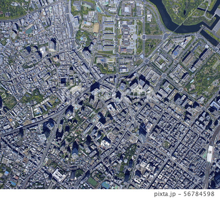 虎ノ門周辺真俯瞰/空撮、2018撮影 虎ノ門周辺真俯瞰/空撮、2018撮影 56784598