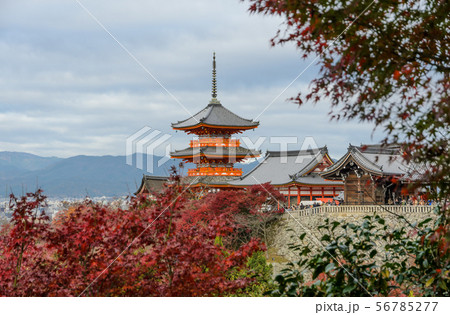 Kiyomizu-dera Temple in Kyoto, Japan 56785277