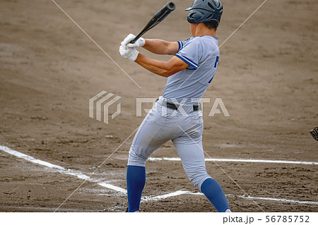 高校野球試合風景 56785752