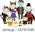 ハロウィン 1 （家族と犬・猫） 56787586