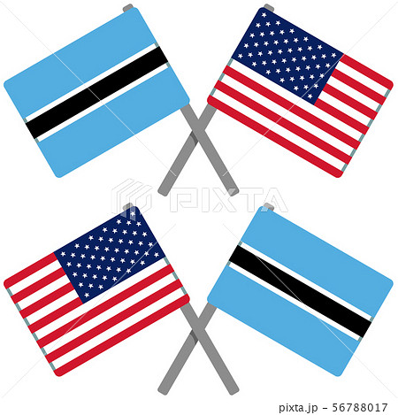 西サハラとアメリカの旗