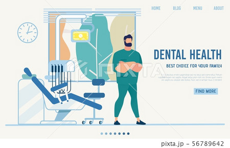 Landing Page Presenting Modern Dental Cabinet 56789642