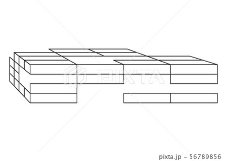 Vector Abstract Shape Geometric element for design 56789856