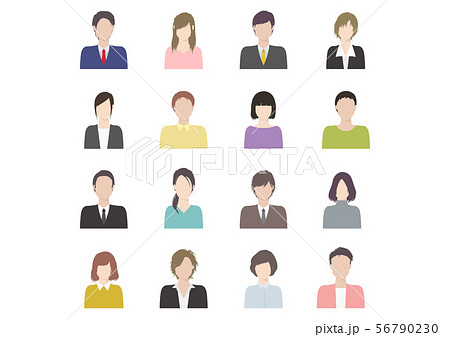 人物のアイコンセット 56790230