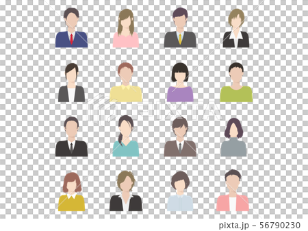 人物のアイコンセット 56790230