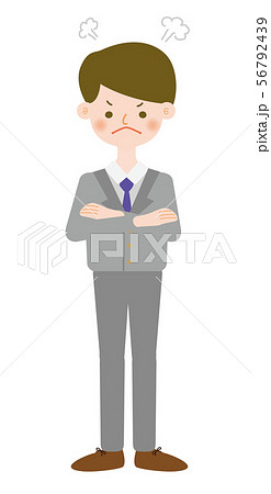サラリーマン_怒る 56792439