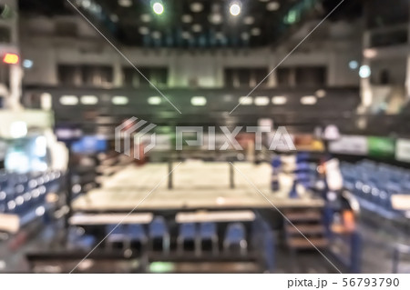 Boxing arena box ring blur background Muay Thai 56793790
