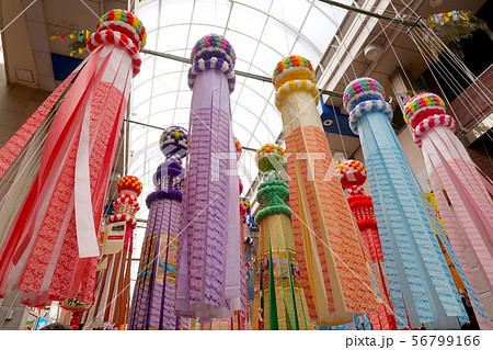 仙台七夕まつり 吹き流し　仙台市 56799166