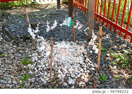子安社の子安石 生島足島神社　上田市 56799222