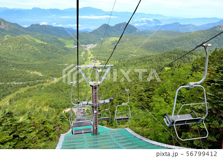 横手山スカイペアリフト　山ノ内町 56799412